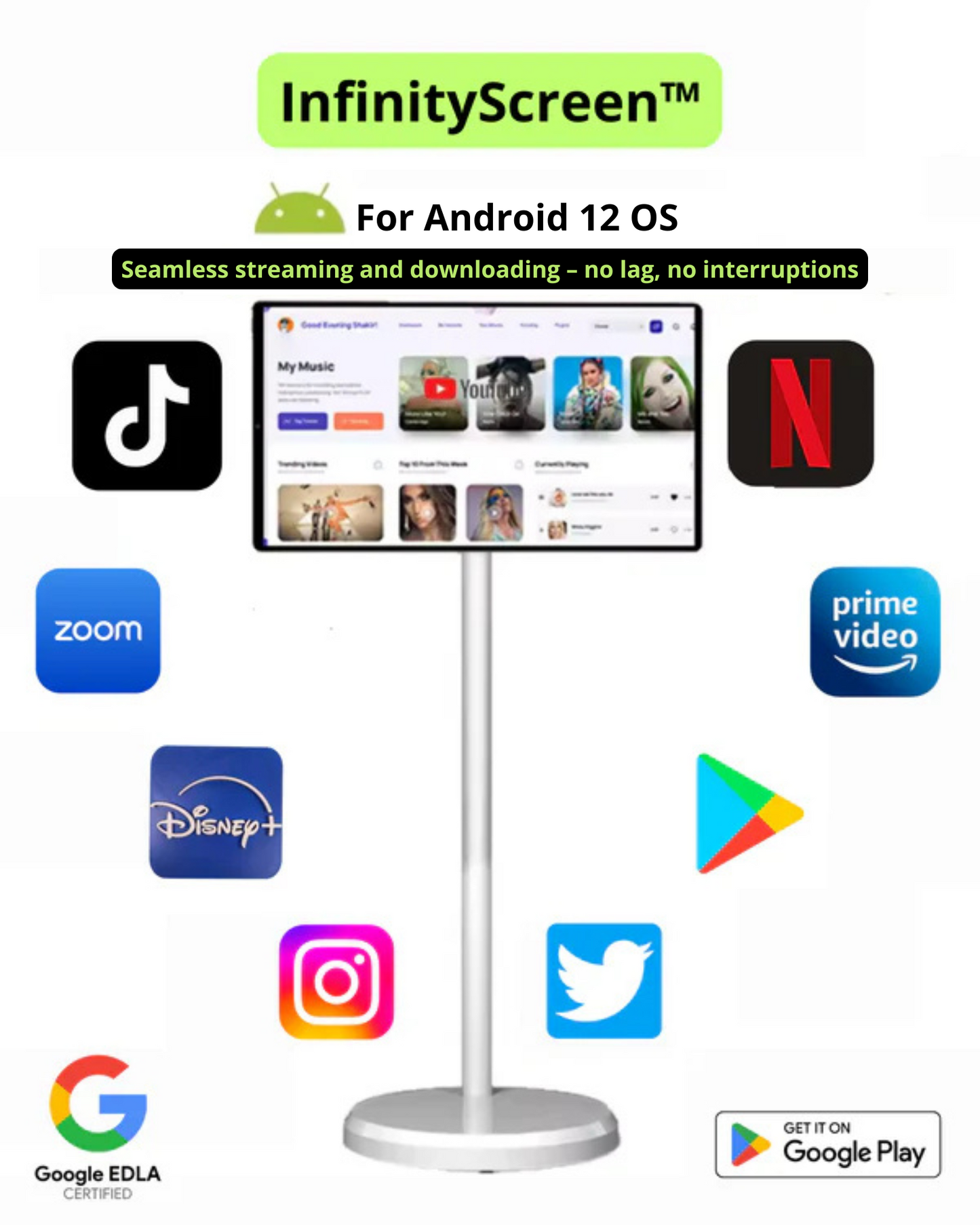 InfinityScreen™ - Draadloze Smart TV