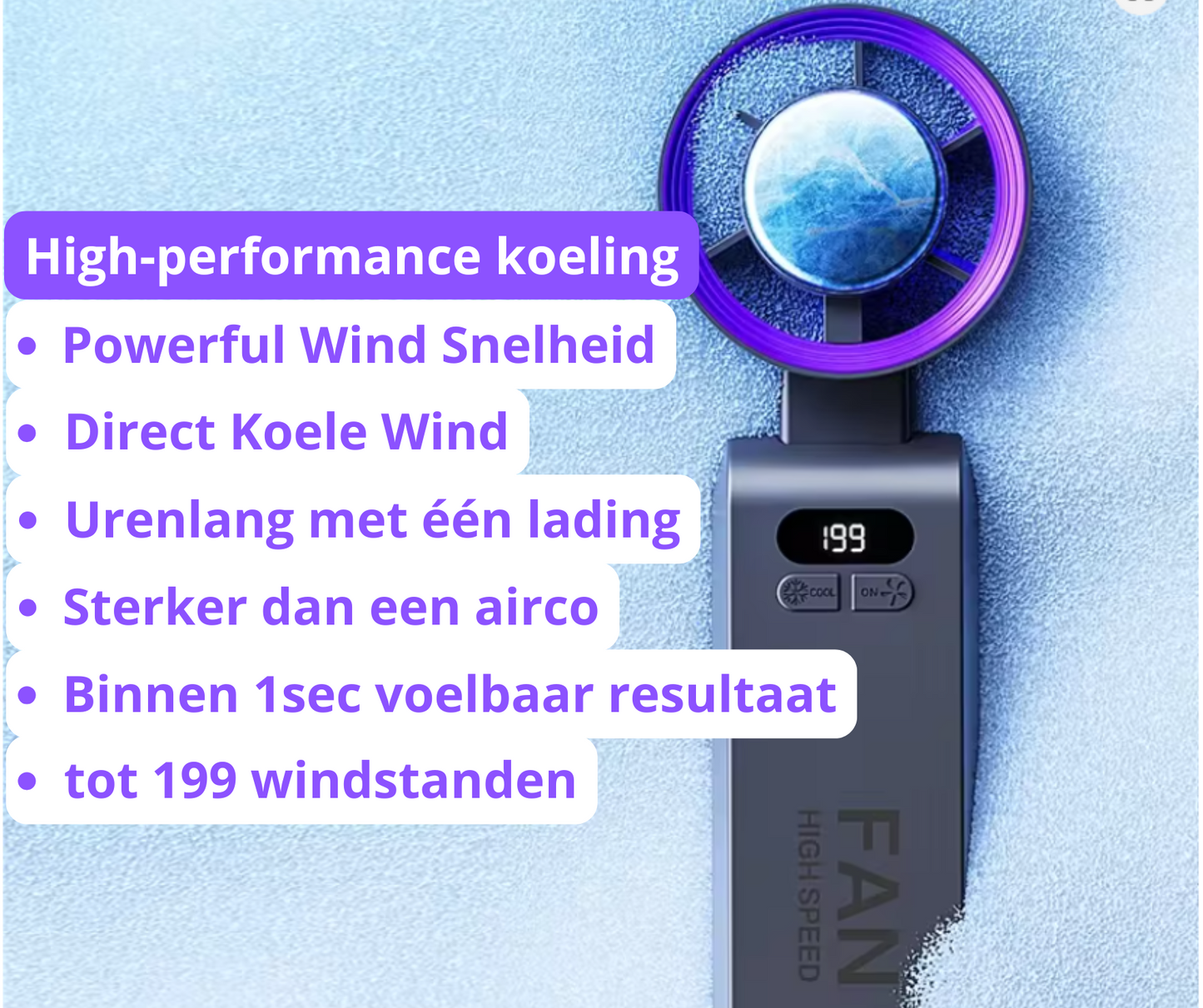 IceBreeze PRO™ – Draagbare TurboCooler