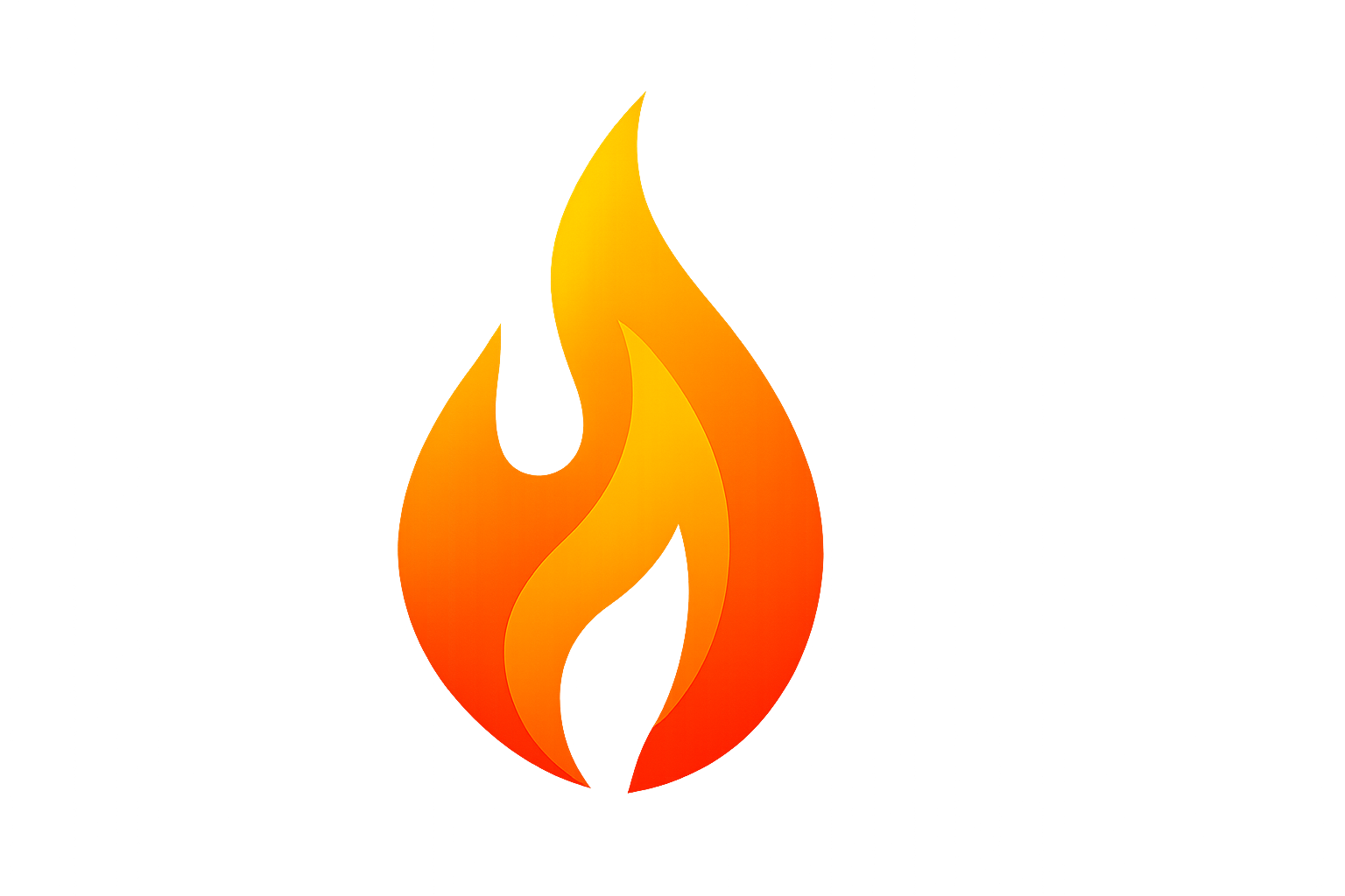 Abstracte vlam icon